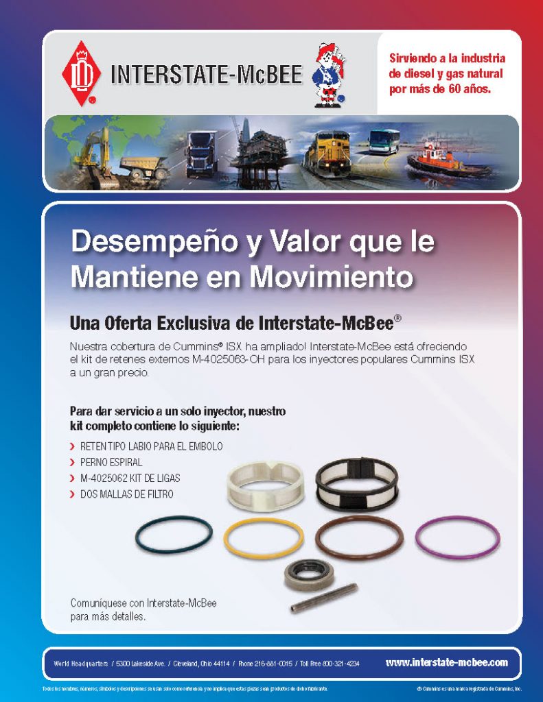 20160607isxinjectorkitspanish InterstateMcBee