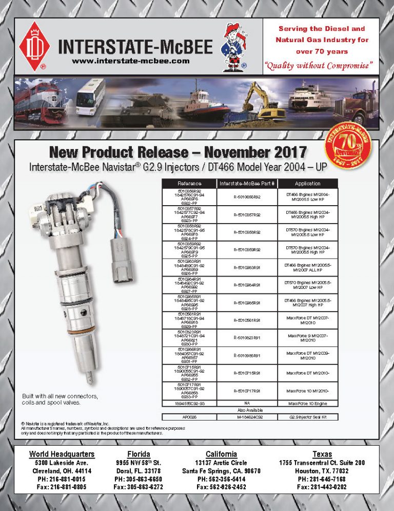 InterstateMcBee Document Library Catalogs New Products