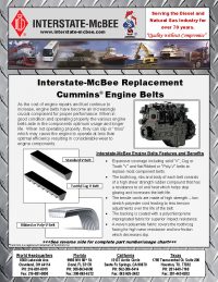 Interstate-McBee Replacement Cummins Engine Belt
