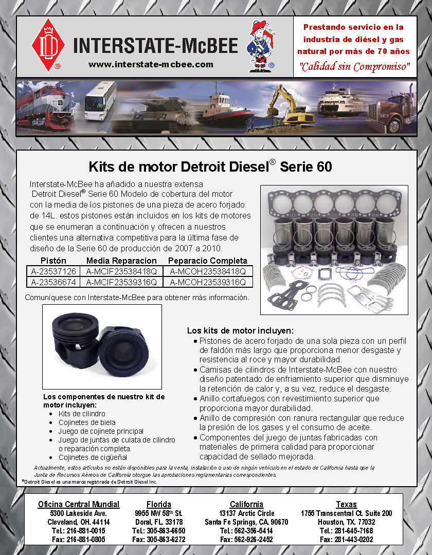 Detroit Diesel Series 60 Kits