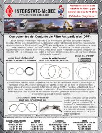 Diesel Particulate Filter (DPF) Assembly Components Spanish