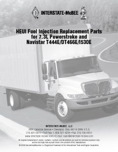 HEUI Fuel Injection Replacement Parts Powerstroke and Navistar