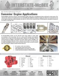Cummins® Application Reference
