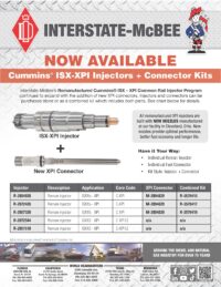 Cummins® ISX-XPI Injectors + Connectors Kits