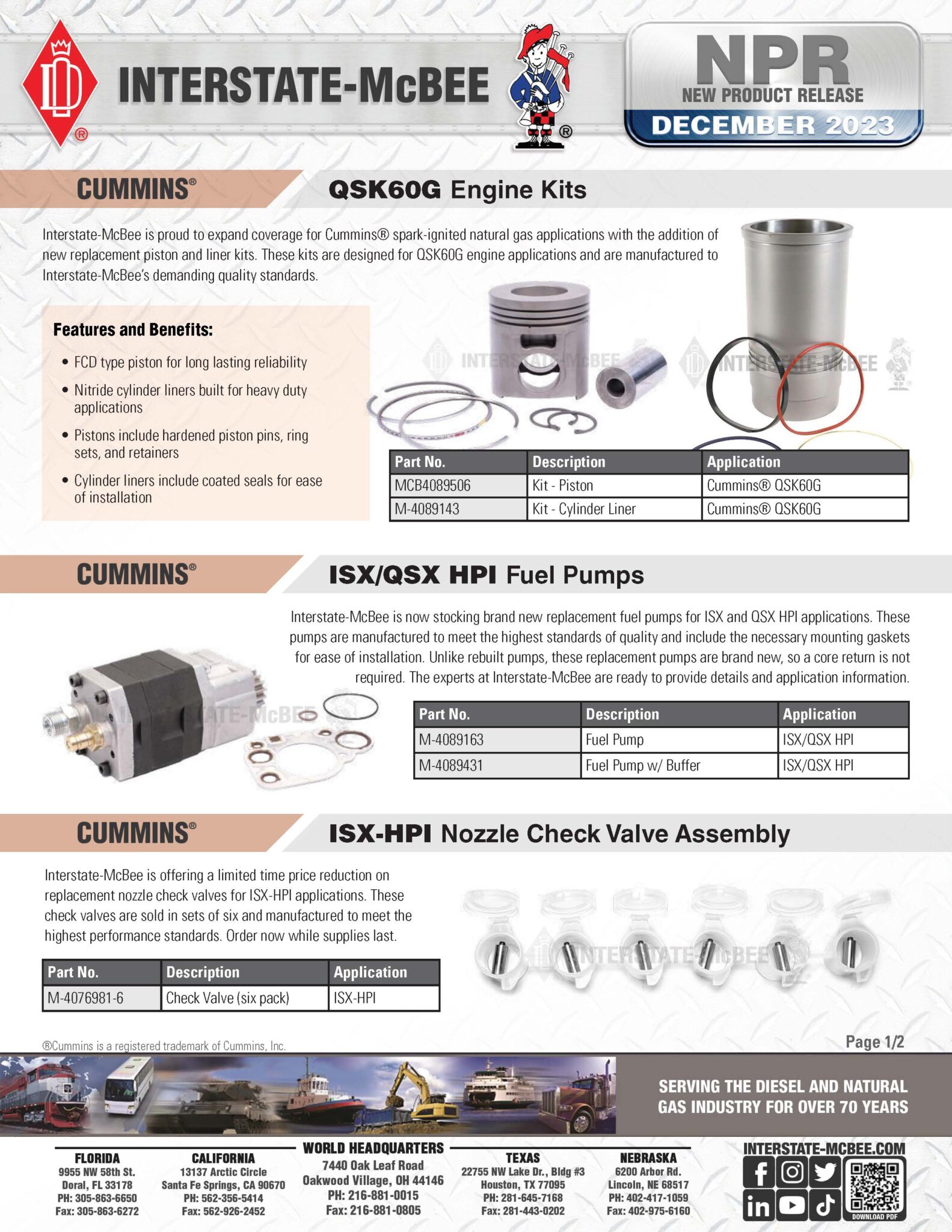 InterstateMcBee Document Library Catalogs New Products