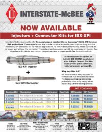 ISX-XPI Injectors + Connectors Kits