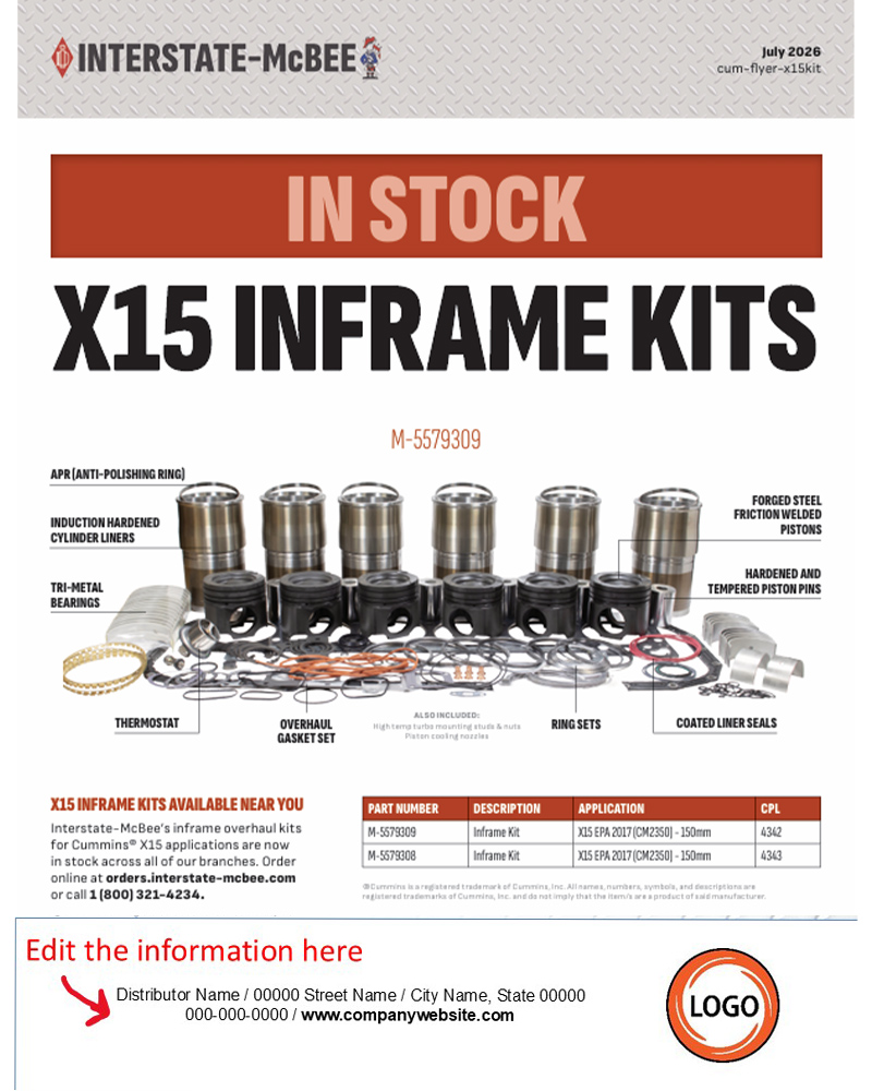 ISX Connectors Customizable Flyer